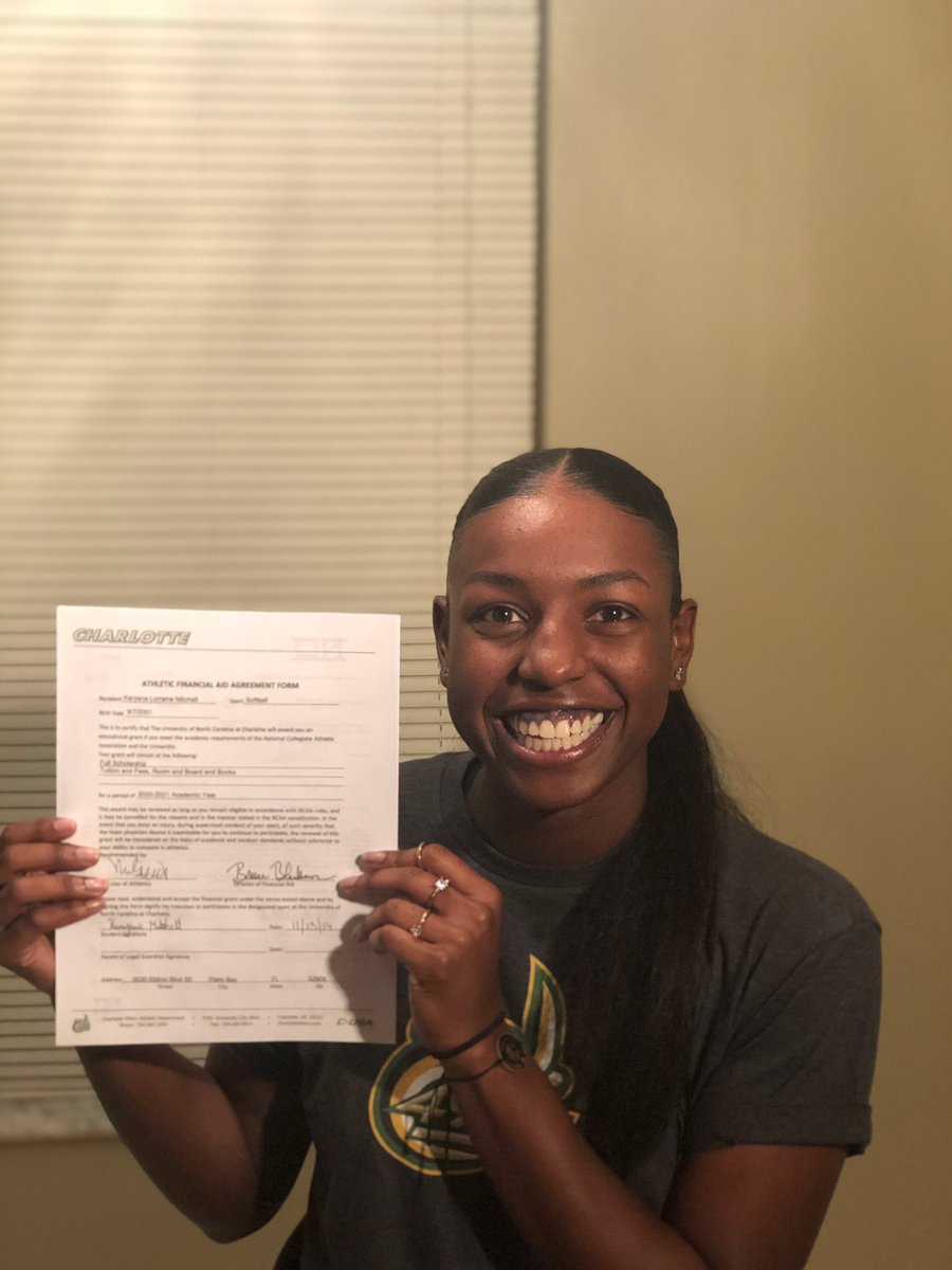 “I am beyond excited to begin my journey here as a niner. I’m looking forward to the unforgettable memories, lifelong friendships, and the opportunities this program has to offer.”

<a href="/kaymitchell97/">karyana mitchell</a> 💚