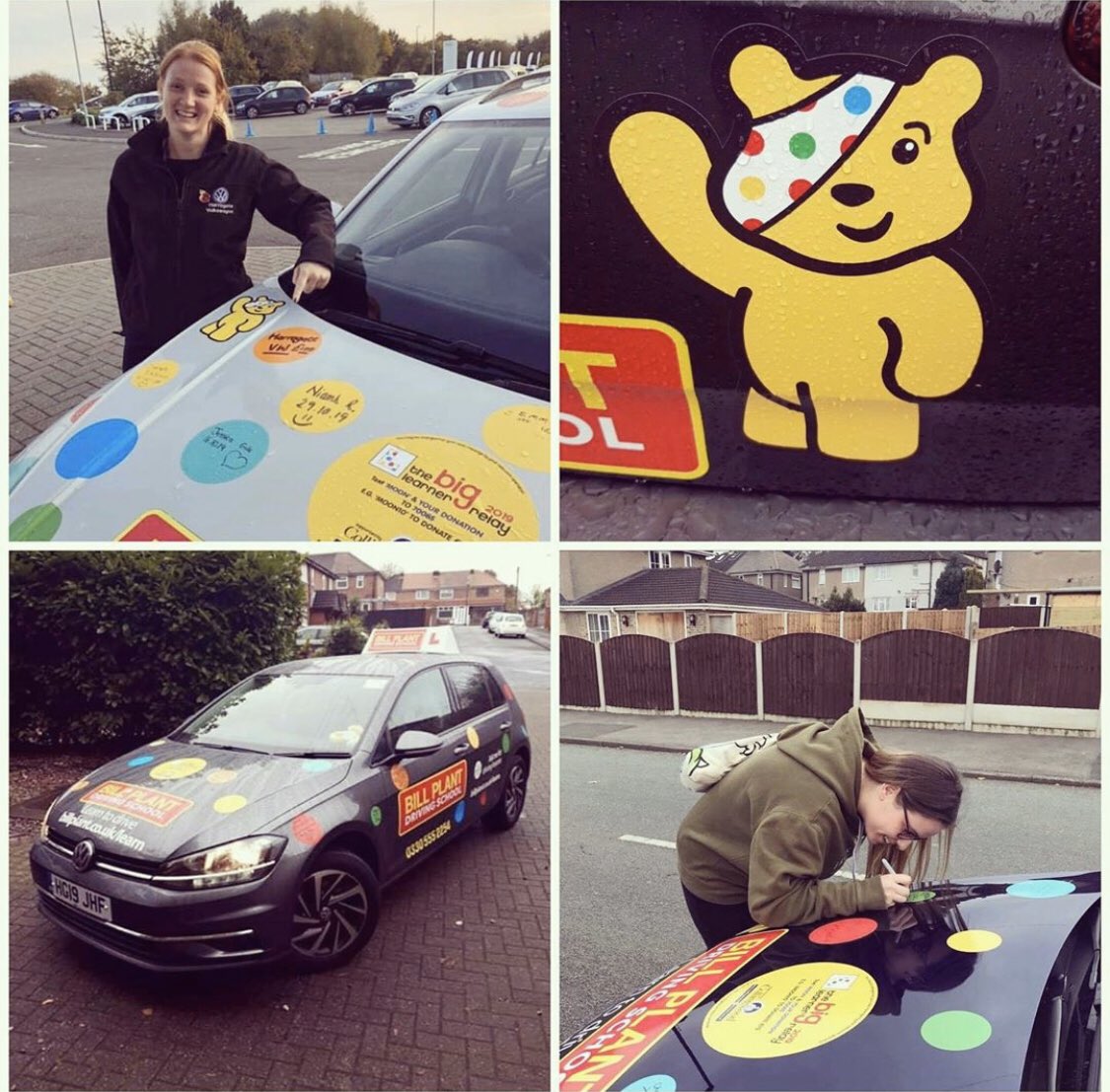 BillPlantHQ's tweet image. 👏 Fantastic to have so many of our Driving Instructors take part in @big_relay to raise donations for @BBCCiN  #ChildrenInNeed2019 #pudsey