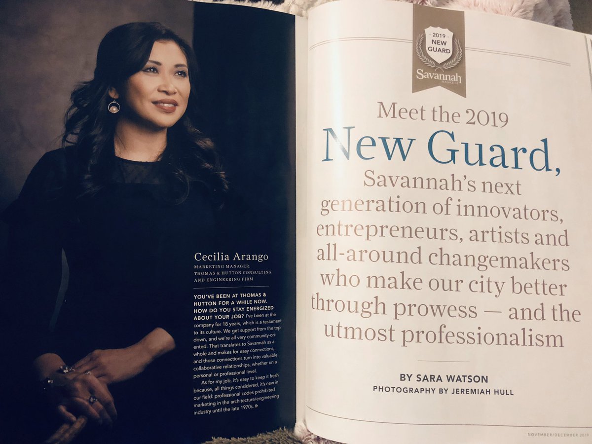 CeciliaOnTheRun's tweet photo. Turning 40 has come with all kinds of sweet surprises. I feel like I’ve been celebrating this new decade with an assortment of wins for weeks. Putting forth good into the universe and receiving them 10-fold is a true blessing.  Here’s my latest recognition in @savannahmagazine ❤️ https://t.co/3olTFEY7ed