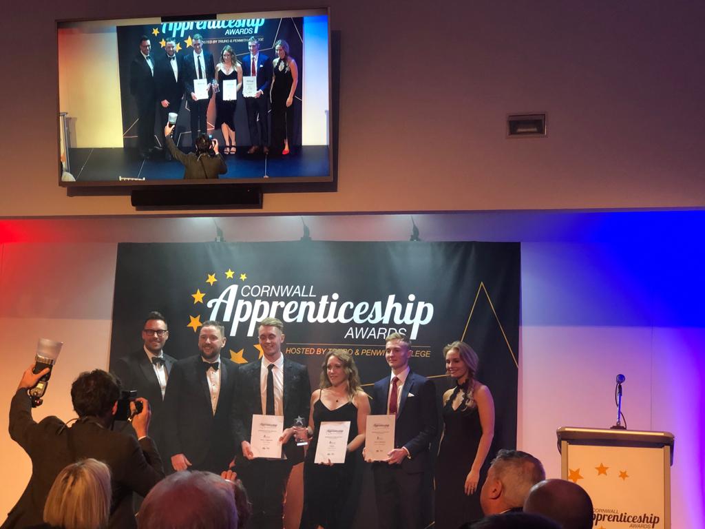 AustellPrint's tweet photo. Many congratulations to Mimi Beard from @pkfFrancisClark on being named the Accountancy Apprentice of the Year at #CornApp19 sponsored by @AustellPrint. Also congrats to Lee Perry from @RRLCornwall & Charlie Penhaligon from @edenproject who were highly commended. Well deserved! https://t.co/jx7CiLKS3x