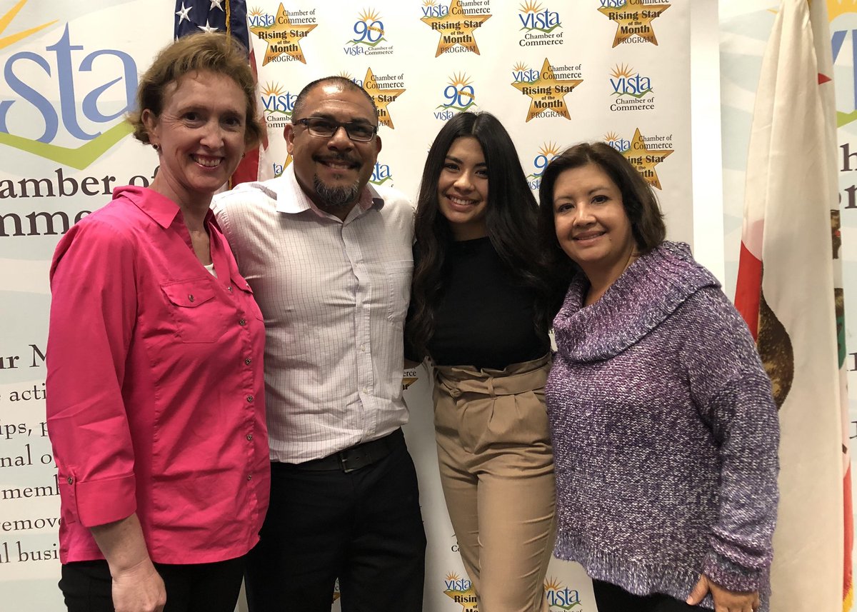 RBVHighSchool's tweet photo. Congratulations to Marysol Valdez, RBV’s Vista Chamber of Commerce Rising Star Winner!

Hook 'em!

#respecttheranch #rbvhs #risingstar https://t.co/6NiqoPh2qh