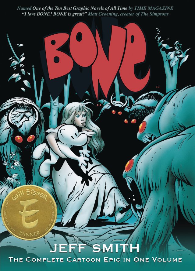 21. BONEBy  @jeffsmithsbone The quintessential comics read.Perfect storytelling and a perfect gift for readers of any age.Think Lord of the Rings by way of Pixar