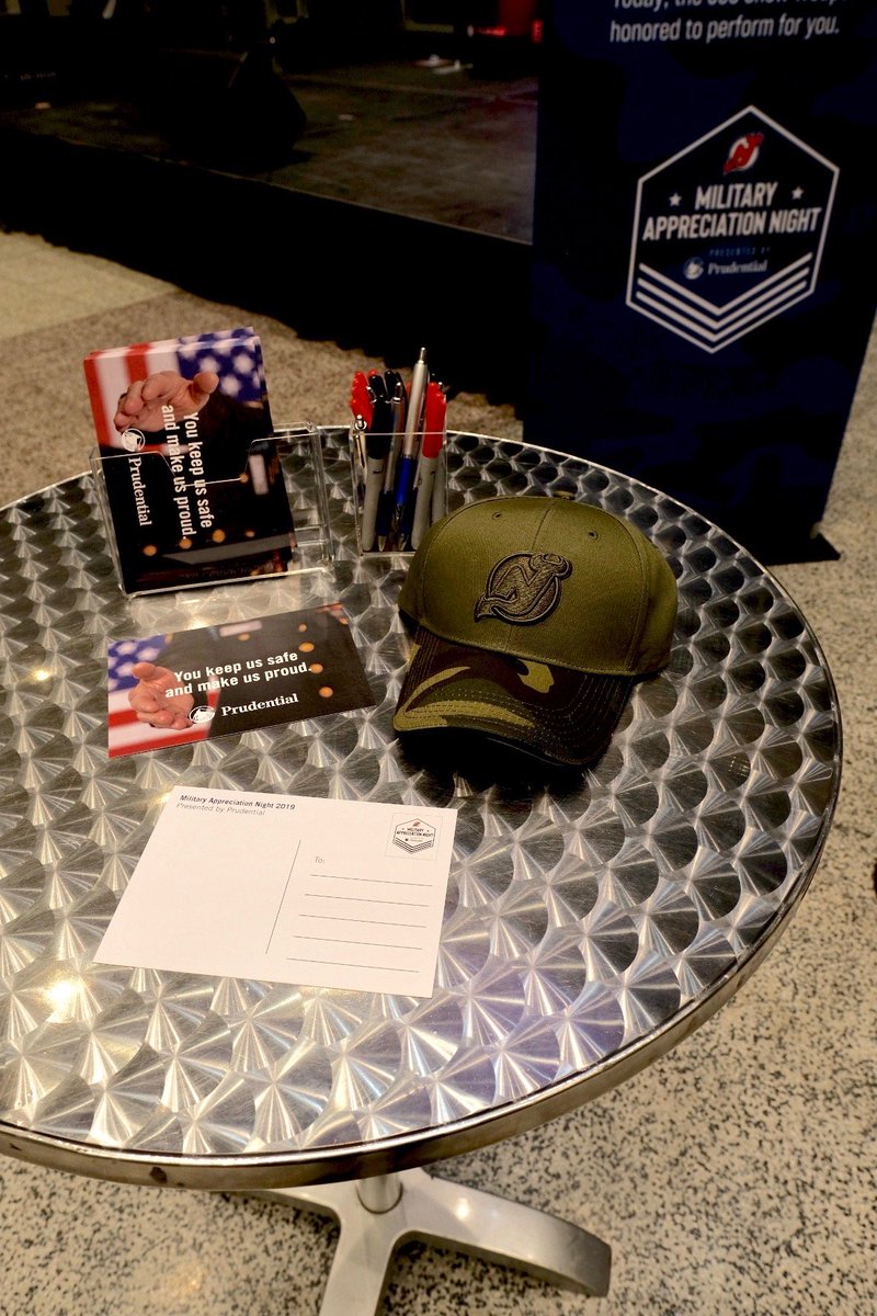 new jersey devils military night