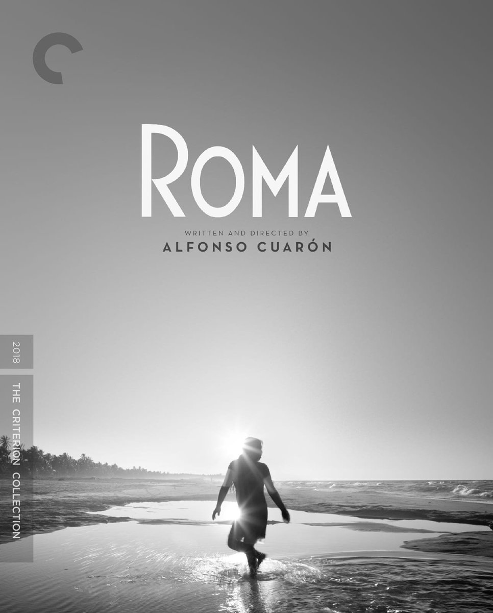 Our edition of ROMA (2018), Alfonso Cuarón's eighth and most personal film, features five new documentaries on the film; a new video essay by <a href="/kogonada/">kogonada</a>;  essays by Valeria Luiselli and Enrique Krauze; and more! bit.ly/2KopXHK