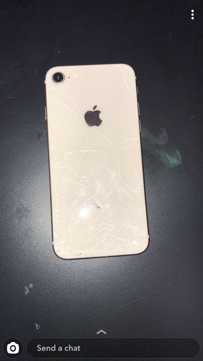 RedneckStuart's tweet photo. I do not recommend dropping your phone up at 20 stairs and having it land on concrete... https://t.co/mzdp0Cszi7