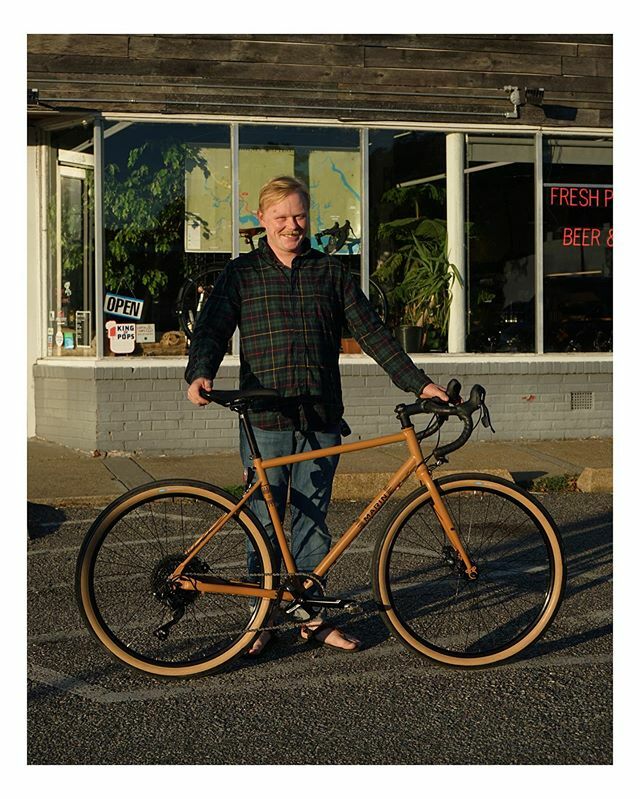 Aiden got a Marin Bikes Nicasio Plus  and switched out the stock tires for some supper supple @reneherse 650b X 48 Switch Back Hills tubeless tires. #newbikeday #marinnicasio <a href="/marinbikes/">Marin Bikes</a> #marinnicasioplus @powerchordsofcanada ift.tt/32RdAKH