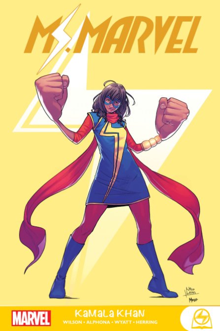 24. MS MARVELBy  @GWillowWilson  #AdrianAlphona  @jakewyattriot  #IanHerring  @JoeCaramagna  @EDevinLewis  @MiniB622  @nick_lowe_  @StephenWacker  @jengrunwald  @kdotwoody  @Caitlin_Renata  @MarkDBeazley  #JeffYoungquistThe most important superhero in 50 years as proven with just 2 panels