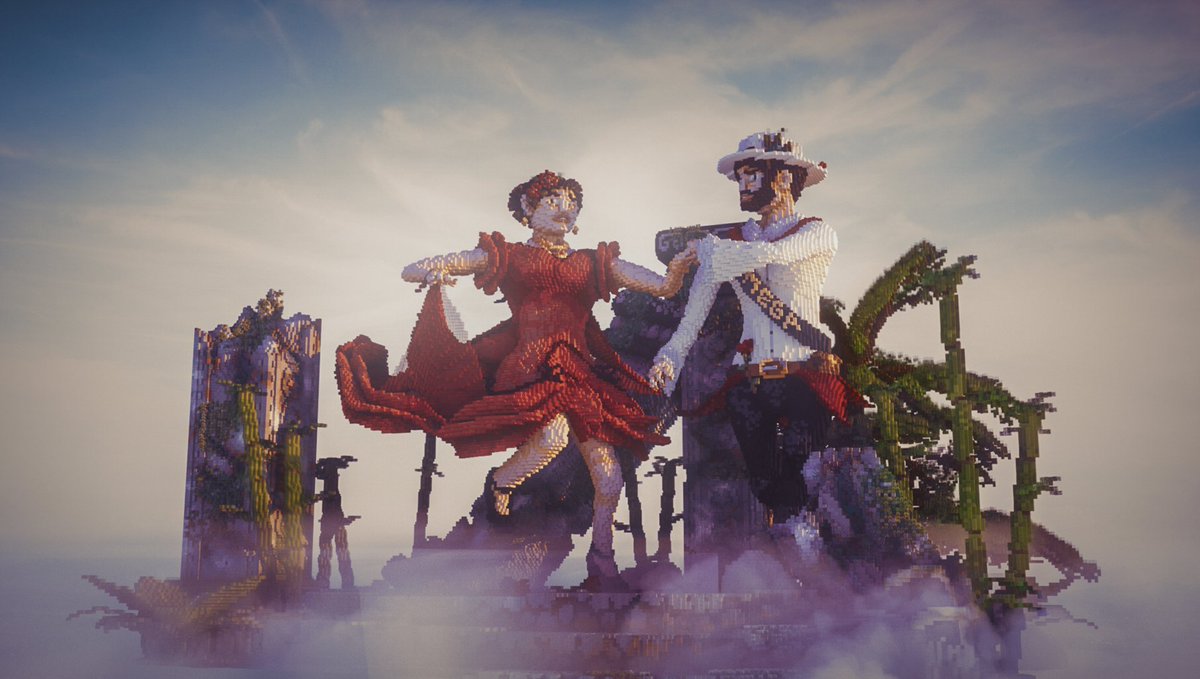 🌹 Scarlet Waltz
This is a build inspired by the mayan culture and style to represent joy and happiness through free movement in the beautiful nature of earth!

🛠️Built on <a href="/BuildersRefuge/">Builder's Refuge</a> 

📸 Amazing render by <a href="/Vaxor_/">Juul</a> 

  #Minecraft #Dancing