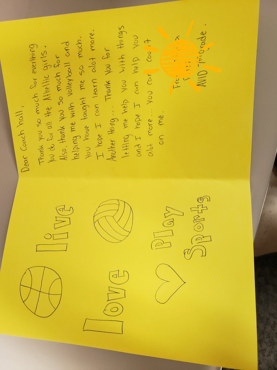 MsHallScience's tweet image. Jordan Middle School is the greatest place to work.  Today I recieved awesome kindness letters from Avid students and found a cheerful note from the Scribble Society on my car. 😁 @JordanNISD @JordanMS_AVID @MrsTamiNeal #RomerosRegulators #jordanMSlegends
