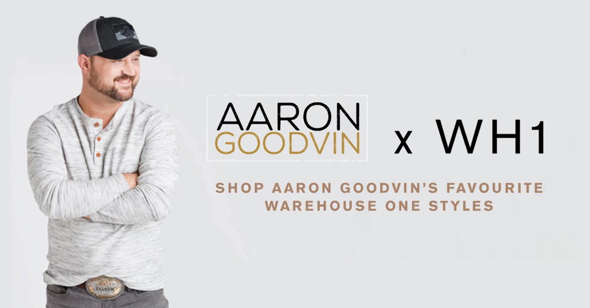 Shop Aaron's look from <a href="/WarehouseOne/">Warehouse One</a>, in-store or online! > warehouseone.com/aaron-goodvin-…  

#mywarehouseone #aarongoodvin