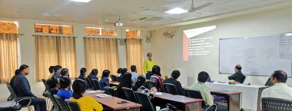 SriSriU's tweet photo. A guest lecture was conducted for https://t.co/2Jz8FUYAZo students on 'Industry Readiness' by Mr. Arjesh Mishra,VP- HR & Admin; and Mr. Monideep Majumdar, AVP- BE & Marketing,Aarti Steels Ltd.The focus was on skills to stay productive in current industries. #MComatSSU #LifeatSSU https://t.co/Ssjr6n2vTM