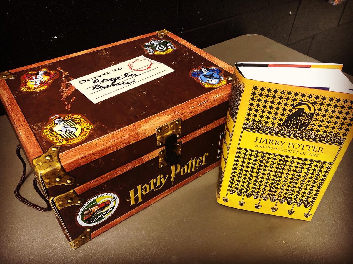 HHSproductions's tweet photo. Thank you to the Cast & Crew of #hhspuffsplay for this amazing HP set! I will treasure it. 🥰Congratulations on two great performances of Puffs, so far! Haven't seen Puffs yet? Join the fun tomorrow night at 7pm. #seasonofmagic 💛🖤🦡⚡️🧙♀️🧙♂️💫✨Tickets online and at the door. https://t.co/wjc61CnO0v