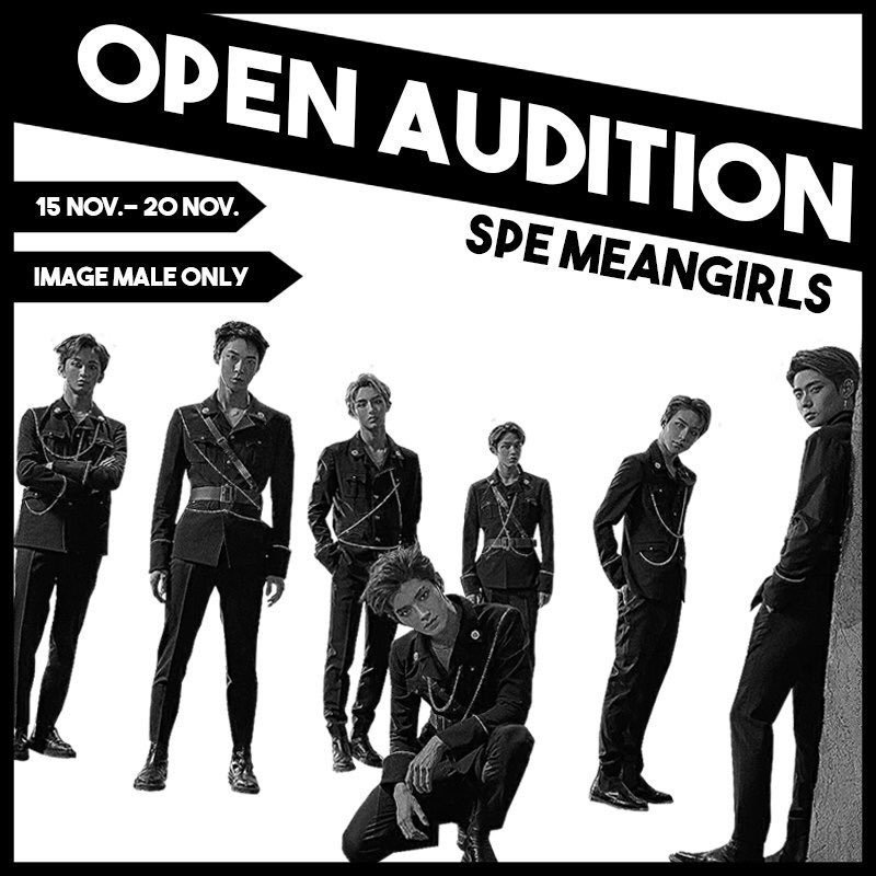 𝐒𝐏𝐄 𝐌𝐄𝐀𝐍 𝐆𝐈𝐑𝐋𝐒 𝐀𝐔𝐃𝐈𝐓𝐈𝐎𝐍 🤴🏿
for only male image📎
𝗼𝗽𝗲𝗻 November 15th
𝗰𝗹𝗼𝘀𝗲 November 20th
𝗰𝗼𝗻𝘁𝗮𝗰𝘁 direct message to 
<a href="/thisismeangirls/">meangirls</a> 🤙🏿
➵  bit.ly/2Knn8q4
THE BOYS ARE WAITING 🤸🏿‍
𝘁𝗮𝗴 #spemeangirlgen1
🏋🏿‍/ #โปรจี &amp; ยพท rt ตามทักครับ