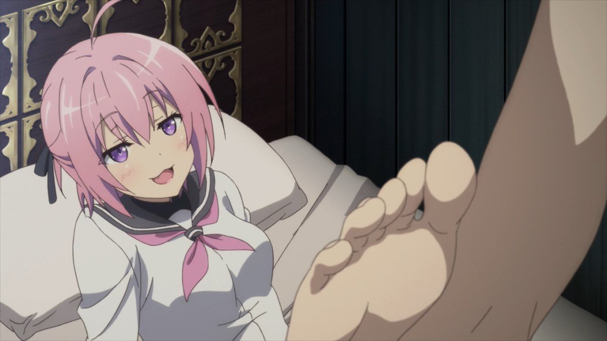 Ashisuka On Twitter Shinobu Sarutobi S Feet Anime Choujin Koukousei Tachi Wa Isekai Demo Yoyuu De Ikinuku You Desu