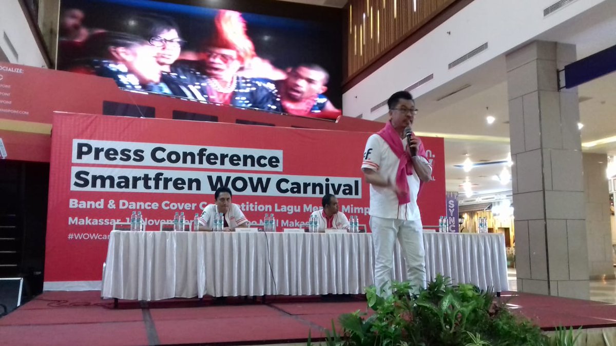 onesulsel_id's tweet photo. https://t.co/GMoW0q1IE3, Makassar — Operator seluler Indonesia, Smartfren
melakukan peluncuran Smartpoin 2.0 Smartfren WOW Carnival di Parking Lot Mall Pipo Makassar, Sabtu (16/11/2019).

https://t.co/xabr45jcK4 https://t.co/dxQnjMpf42