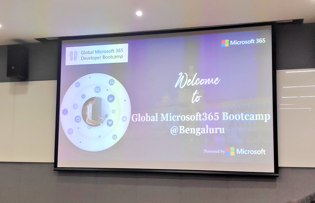 itzKavin's tweet image. Hello @MicrosoftIndia! 👋🏼 

#MS365DevBootcampBLR