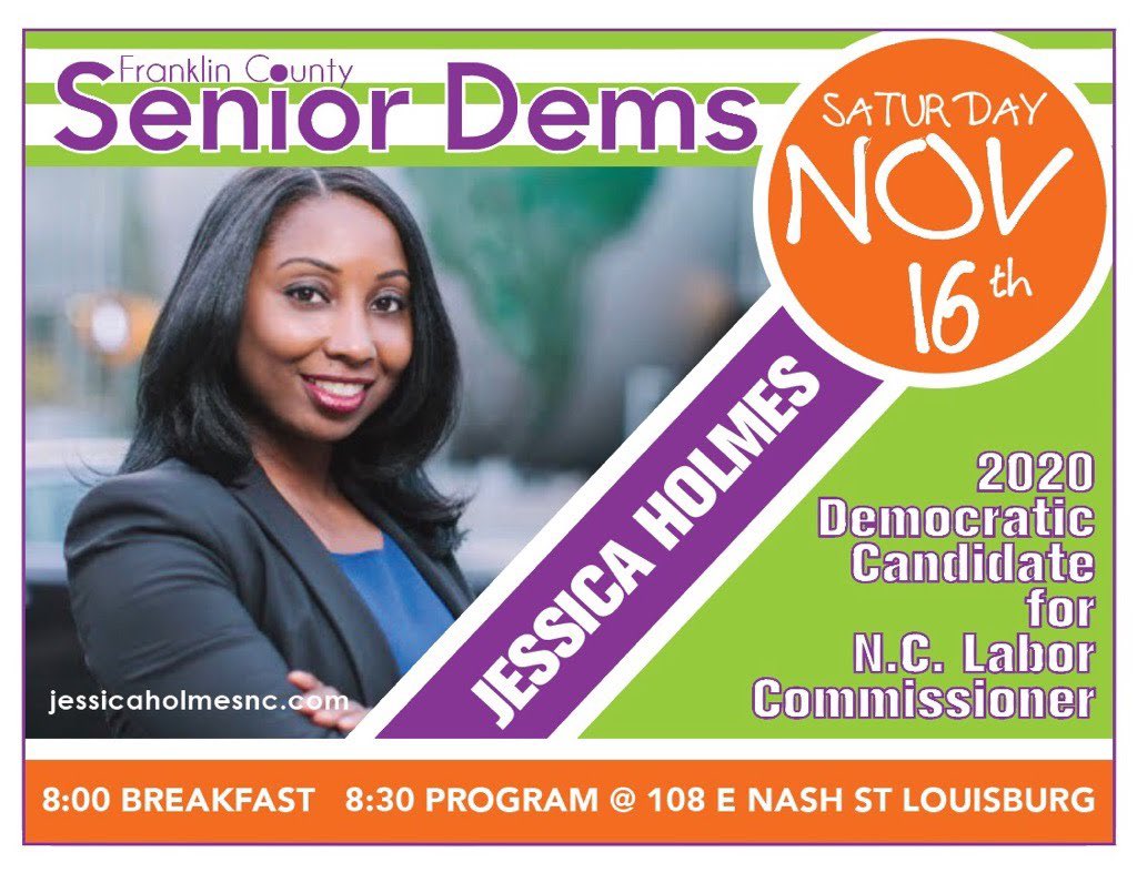 JessicaforNC's tweet image. Looking forward to breakfast with Franklin County Democrats! @NCDemParty #TurnNCBlue