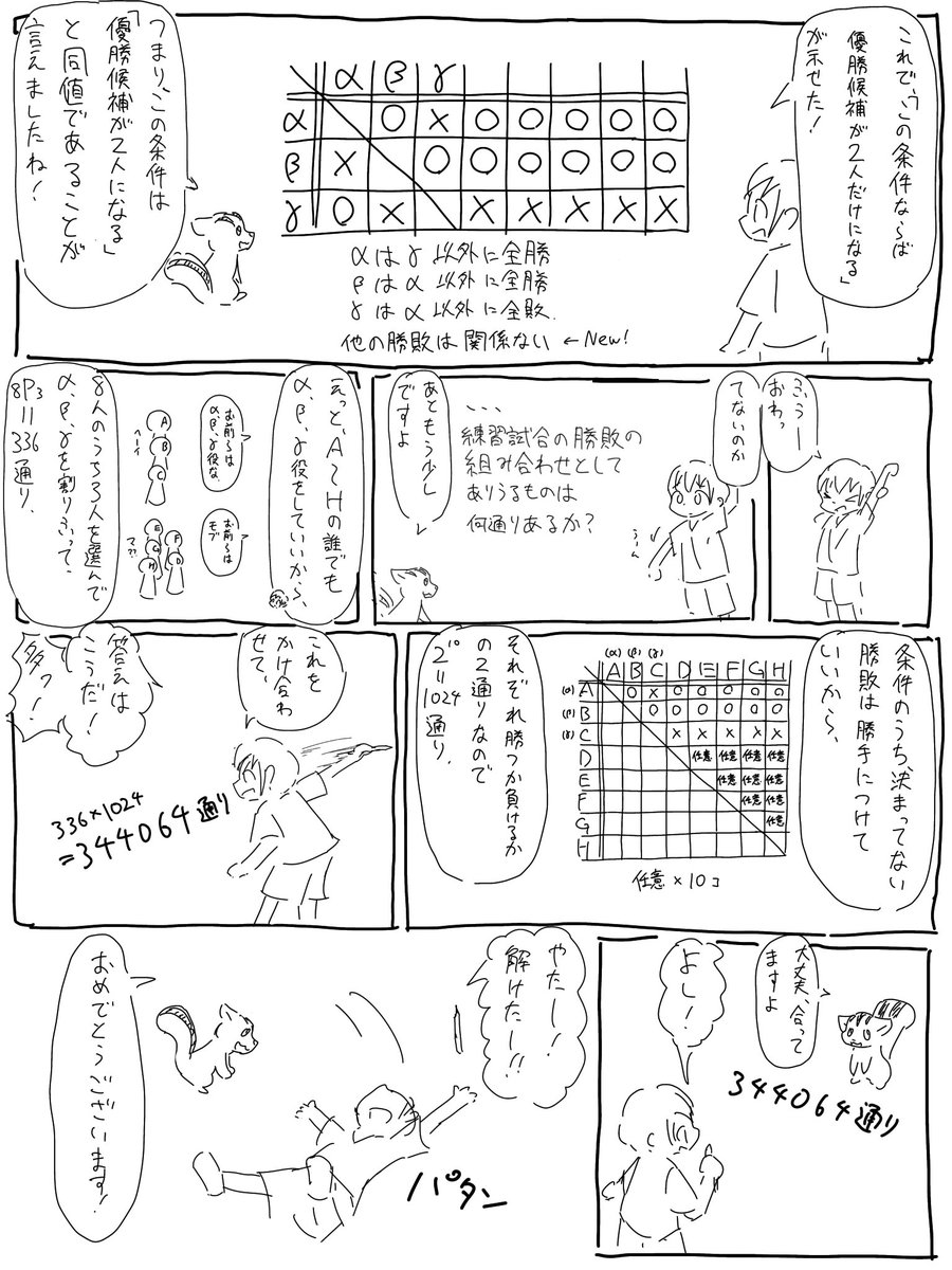 3/3
はえーこんな数学もあるんかーって思って頂ければ 