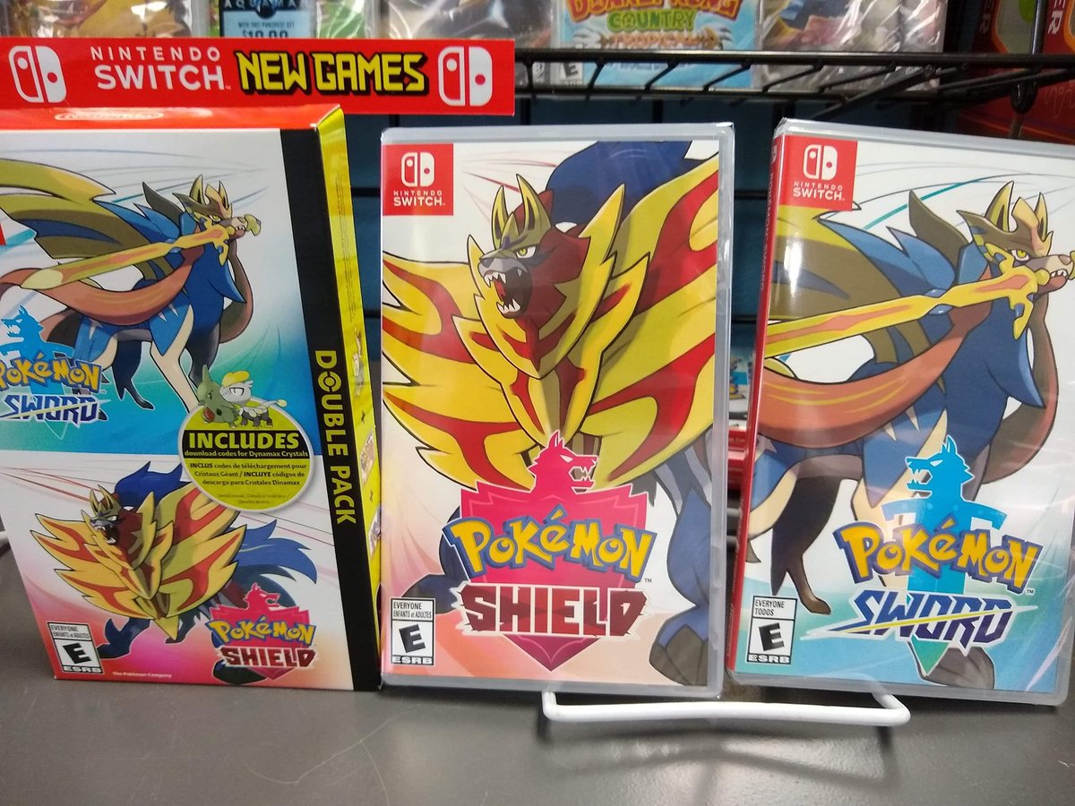 !!!Happy Pokemon Day!!!

Come get your copy of Pokemon Sword &amp; Shield at your favorite place.
🤩🤩🤩

Fridays and Saturdays we are OPEN till MIDNIGHT.

#TGZ #SupportLocal #Cash4Games #Nintendo #Retro #SwordAndShield  #arcade #NintendoSwitch
