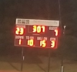 23-7 OA at half time!