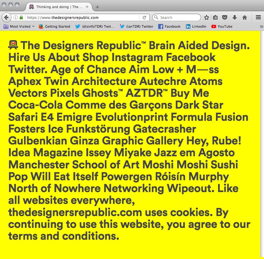 New thedesignersrepublic.com (phase 1) live now. Try it - you might like it... ‘Hire Us’ button active ;-) #thedesignersrepublic #design #graphicdesign #whatideaslooklike  #hungry #hashtag