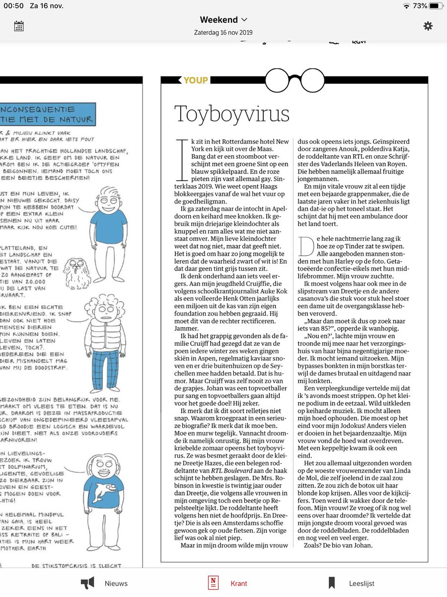 youpvanthek's tweet image. .@nrc Toyboyviruszaterdag
