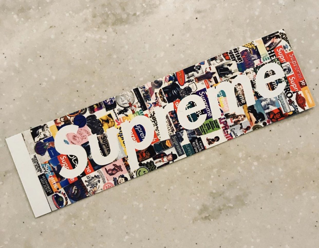 DropsByJay on X: Supreme “Volume 2” Box Logo Sticker and poster   / X