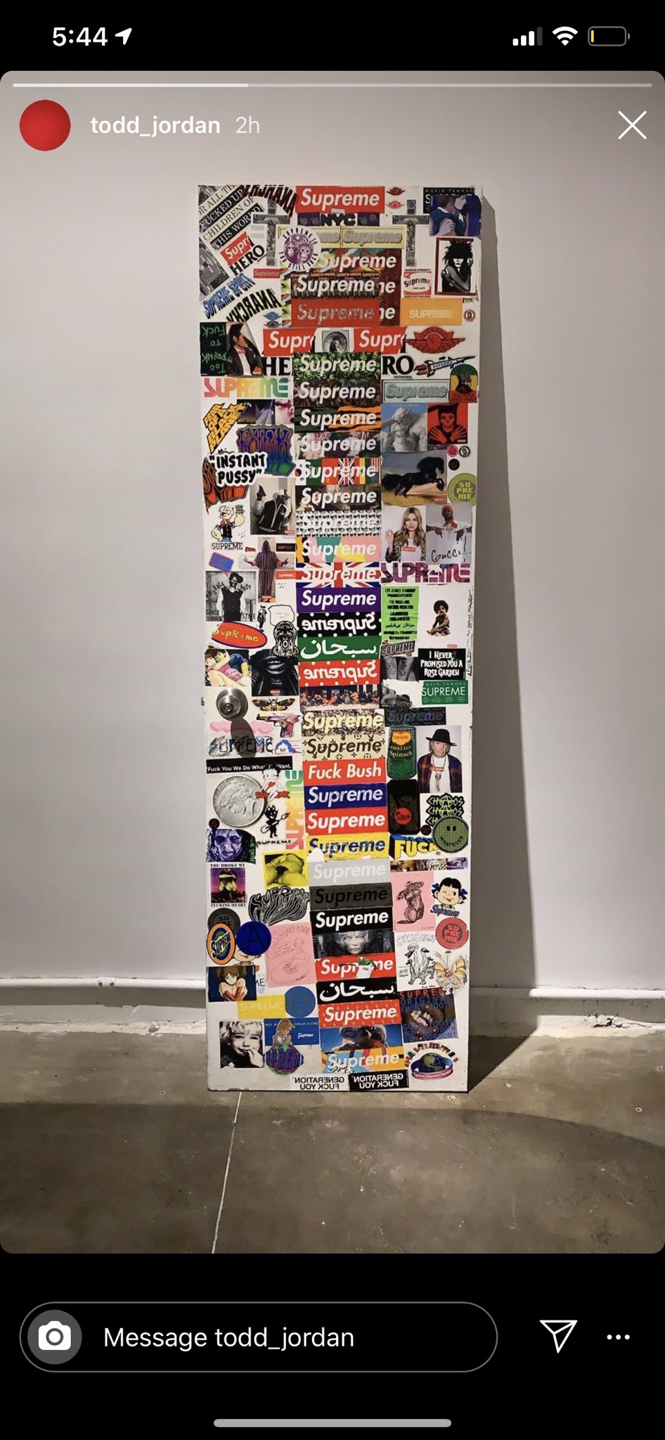 DropsByJay on X: Supreme “Volume 2” Box Logo Sticker and poster   / X