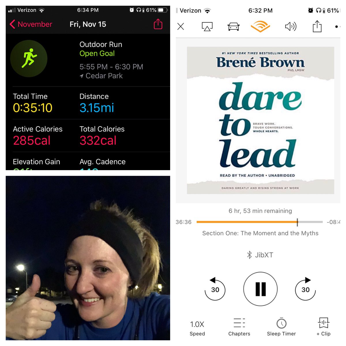AStuart_LISD's tweet photo. @BruceLISD and @janeschenck Thanks for the book recommendation! Almost made me want to run further just to keep listening (the 48 degree temp talked me out of it 🥶)! https://t.co/oYSh8SaHGk