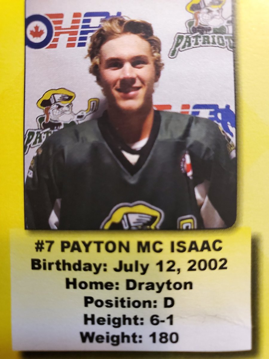 MFPatriotsPJHL's tweet photo. @MFPatriotsPJHL are thrilled to announce Payton McIsaac has signed with @WaterlooSiskins ! @PJHL_Pollock #wepromote #wedevelop #PatsNation https://t.co/ffzyGQOuLo