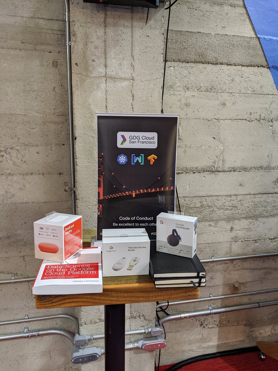 Vikram_Tiwari's tweet photo. We are all set and ready for today's event at #Launchpad space. @GDGCloudSF #BigQuery
Swing by and we will definitely some hands on exercises on @qwiklabs as well. #CloudStudyJam19 https://t.co/aFtMllBVuL
