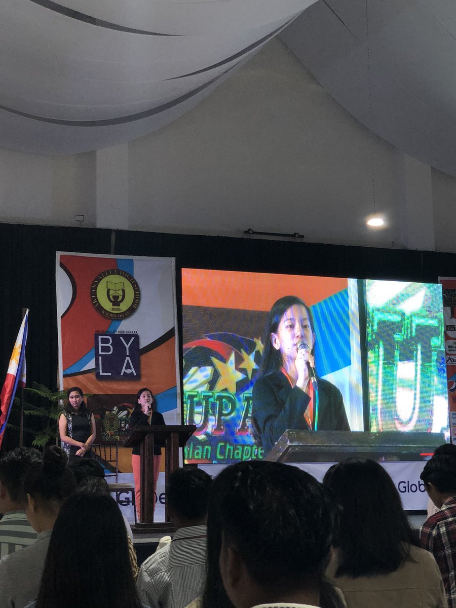 avhs_byla's tweet photo. To start this event the Doxology was led by Chrisa Mae Capillo.

#VENTURE2
#AVHSBYLA https://t.co/635txNjl2p