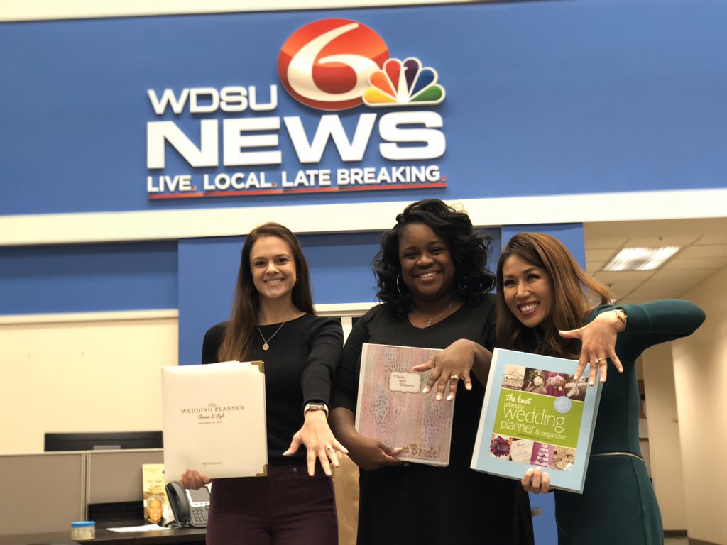 They’re cute... I guess! They just need one more and we could have an episode of 4 weddings <a href="/SulaKimNOLA/">Sula Kim</a> @DeannaMFaust <a href="/RomniLDiJohn/">Romni DiJohn</a> ... cough cough <a href="/VinsanauWDSU/">Michael Vinsanau</a> where you at?