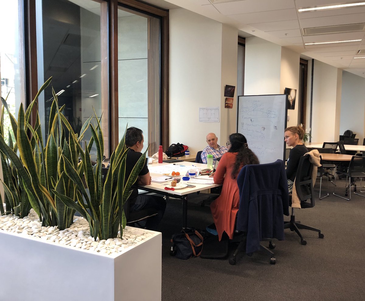 ICCAdelaideUni's tweet photo. Mentors are currently working with some @StartupWeekend teams. Other teams are out and about in Adelaide undertaking market research and customer validation 💥

#AdelaideTechstars https://t.co/6M2fLraQtp