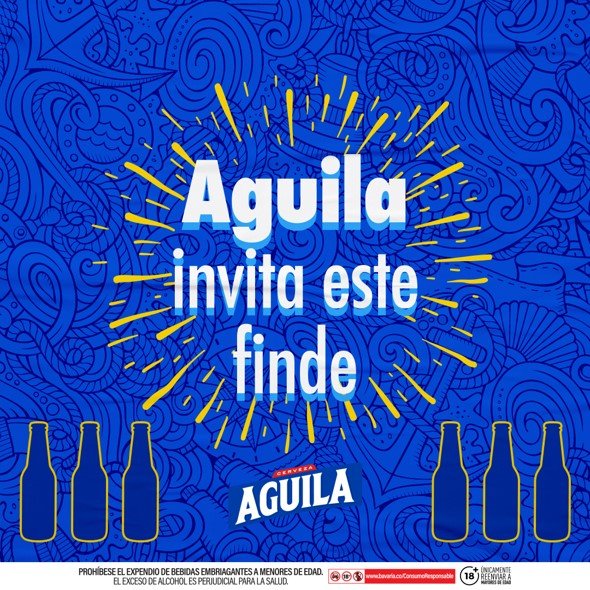 CervezaAguila's tweet photo. ¡Gánate seis meses de cerveza gratis! 🍻
 
1.Sigue la cuenta de @CervezaAguila y dale RT a esta publicación
2. Cuéntanos en los comentarios porque eres un hincha fiel de la Sele
3.Usa el hashtag #AmistososConAguila dentro del comentario
El más creativo será el ganador.😏🍻 https://t.co/U3AORZS4EJ