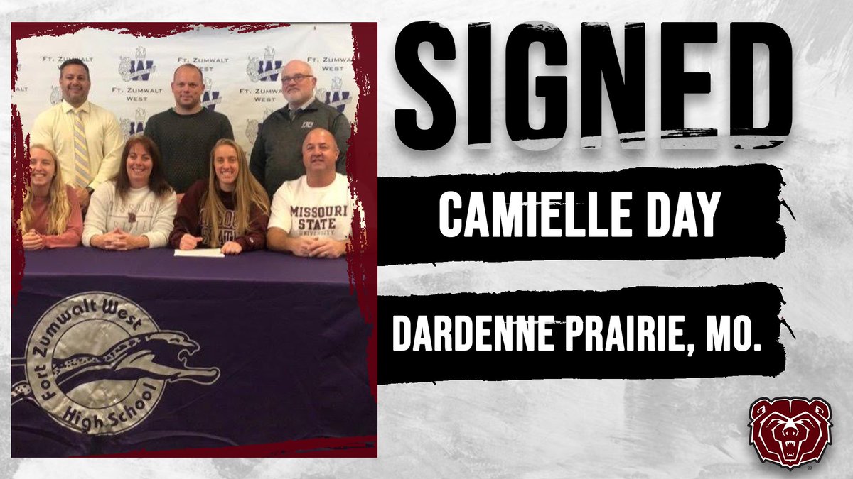 MoStateWSOC's tweet photo. SIGNED 📝

Welcome Camielle Day to the #MSUBears family! 🐻 https://t.co/9HBB050s9P