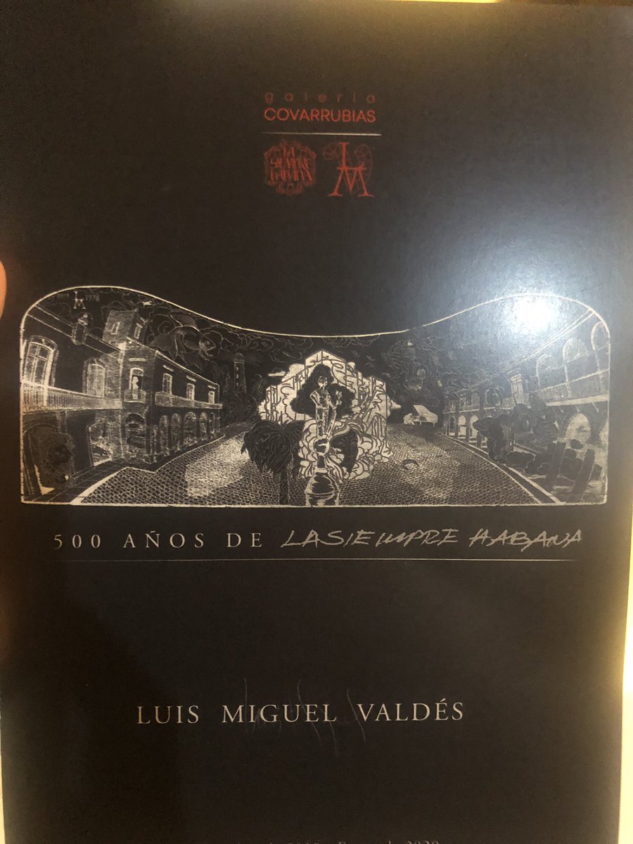 constanza's tweet photo. Vine a la inauguración de “500 años de La Siempre Habana” de Luis Miguel Valdes. @MoisesGallery 

Me encanta (foto2) la matriz de la xilografía y la impresión ya enmarcada arriba. Esa se llama Habana infinita... https://t.co/daprYLManx