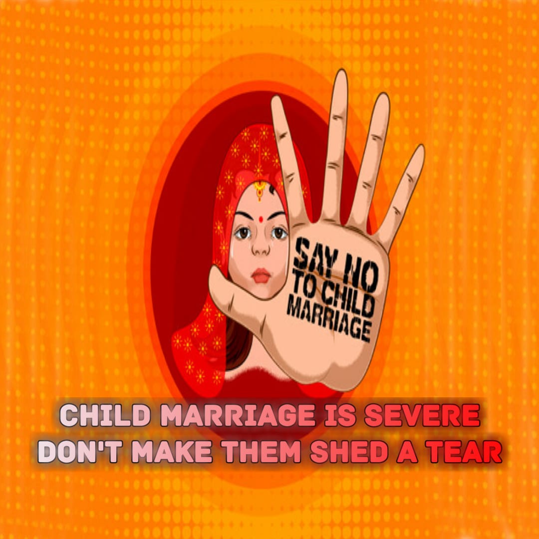 Say no to child marriage...!!
#StopChildMarriage
#SayNoToChildMarriage
#ChildMarrage
#EndTheCurseOfChildMarriage
#DSSAgainstChildMarriage
#DeraSachaSauda
#BabaRamRahim
#RamRahim
#SaintGurmeetRamRahimSinghJi
#SaintMSG