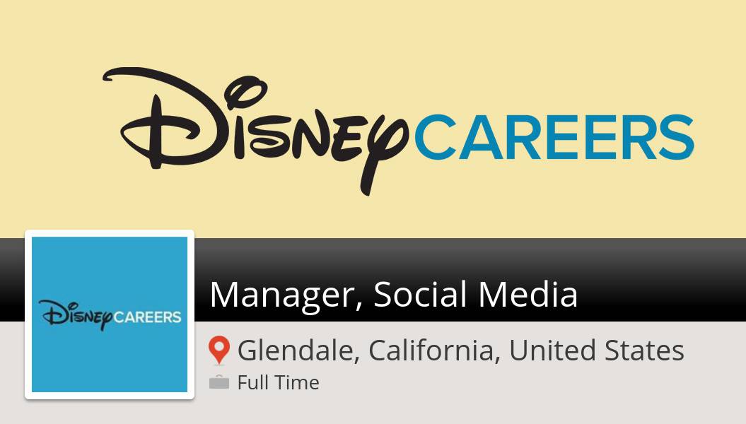 #Disney is looking for a Manager, #Social #Media in #Glendale, apply now! #job https://workfor.us/disneycareers/13945 … #DisneyJobs