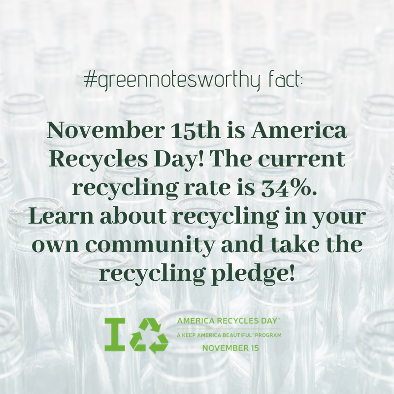 clifgreennotes's tweet photo. Today is America Recycles Day! We can all make an impact by learning what our communities recycle and then sharing that information with others! Take the America Recycles Pledge at https://t.co/xJxzCvnzNU #AmericaRecyclesDay #sustainability #recycle https://t.co/ZCksTV82wl