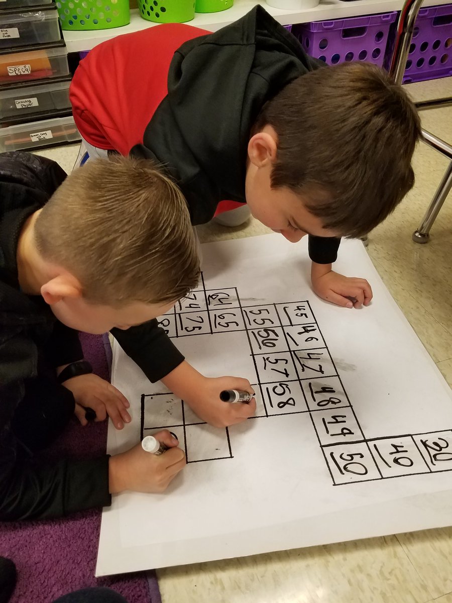 MissGentzler1's tweet image. Working together completing these hundreds chart puzzles! #numberpatterns #teamnorthern