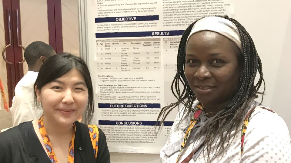 UCSFimaging's tweet photo. Kudos to international #radiologist Lulu Sakafu for her impressive presentation at #AORTIC2019 - the International Conference on Cancer in Africa. Dr. Sakafu has been mentored through the @UCSFCancer Global program and @UCSFImaging's Dr. Amie Lee. https://t.co/sdqajPAVkg