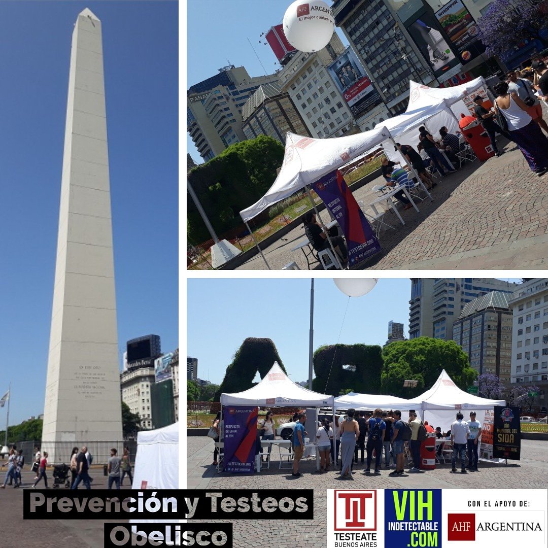 testeateba's tweet photo. Testeos y Prevención en el Obelisco
@testeateba @hivindetectable
CON EL APOYO DE @AHFargentina
.
#testeateba #vih #hiv #testvih https://t.co/BlfCa3z15x