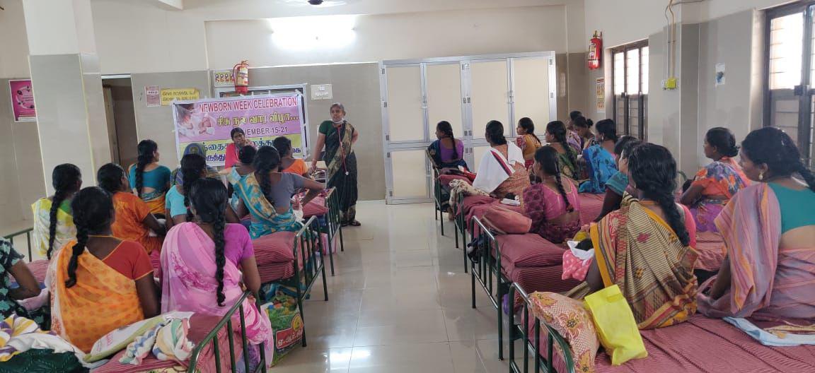 NHM_TN's tweet photo. #NationalNewBornWeek (15.11.19 to 21.11.19) #Fisrtday (15.11.19) Observed in #Sivagangai அரசு மருத்துவ கல்லூரி மருத்துவமனை https://t.co/qqJBateDXS