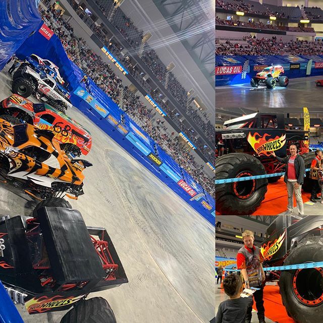 joescriv's tweet photo. Feeling like a big kid with the fam on a Friday night in Ft Worth! #hotwheelsmonstertruckslive https://t.co/TwSMUSKVRX https://t.co/GQj84oozVq