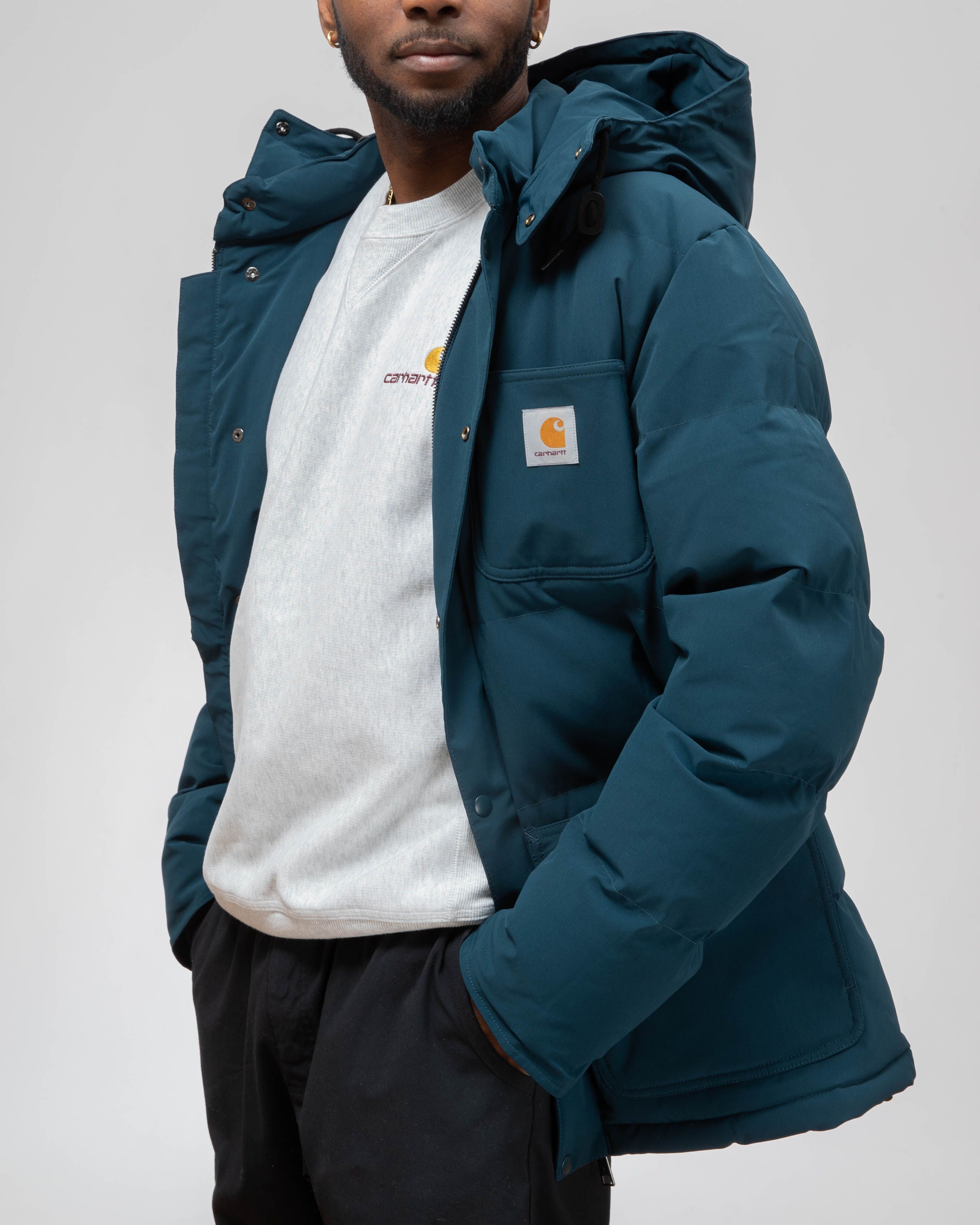 Titolo on X: "NEW 💫 Carhartt WIP Alpine Coat "Duck Blue" Check it