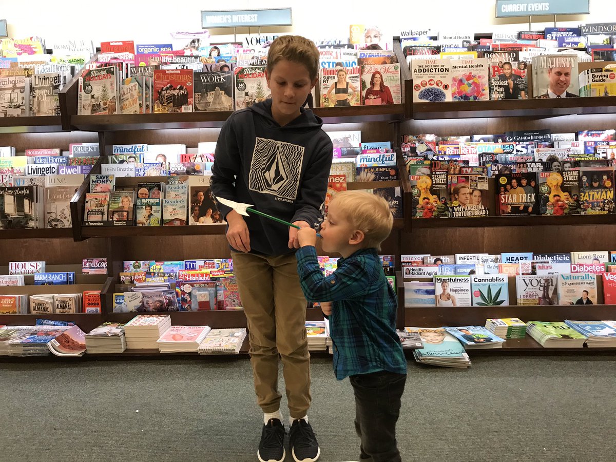 BrainardMJohn's tweet photo. Great family event tonight at Barnes &amp; Noble working the MCCE Book Fair! #crusaderpride https://t.co/FIh08JsN7c