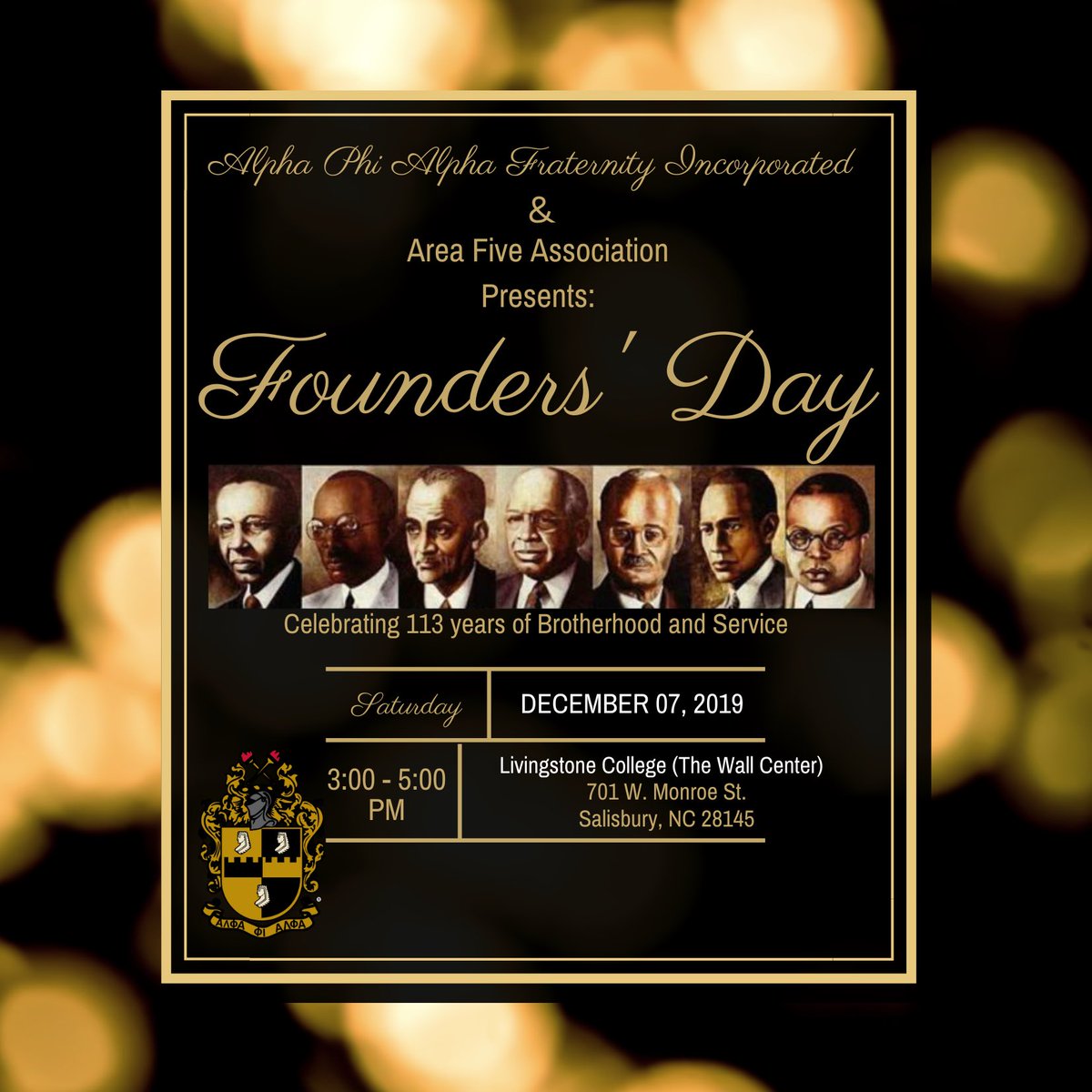 AlphasBML's tweet photo. WHO YOU WITH? 

THE ICE COLD BROTHERS ❄️

ALPHA PHI ALPHA FRATERNITY INCORPORATED 🤙🏽

CELEBRATING 113 YEARS OF BROTHERHOOD &amp; SERVICE 

SATURDAY DECEMBER 7TH JOIN US @ LIVINGSTONE COLLEGE 

3:00 - 5 PM 

AINT NO CELEBRATION LIKE A 06’ CELEBRATION 🥶🕺🏽

YOU DONT WANNA MISS IT! https://t.co/PmJSEoFIIZ