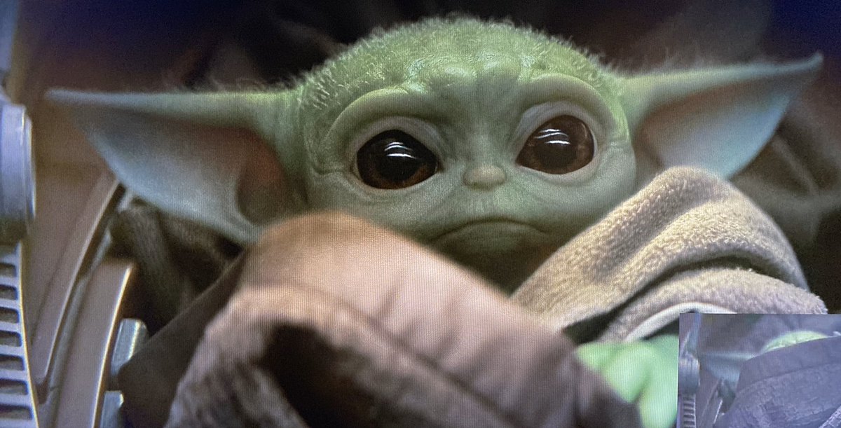 h_giffin's tweet photo. Baby Yoda is all I can think about for at least a year 💚 #TheMandolorian I would die for you 🥺😭 https://t.co/2XCn34bJc8