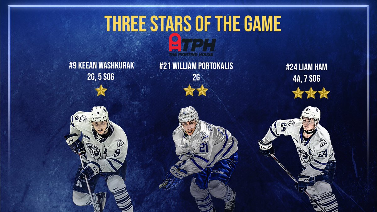 <a href="/StingHockey/">Sarnia Sting</a> <a href="/SmartStopSS/">SmartStopSelfStorage</a> <a href="/tycollins77/">Ty Collins</a> Here's your <a href="/tphcanada/">TPH</a> 3 Stars of the Game!:

⭐️⭐️⭐️ #24 <a href="/liamham24/">Liam Ham</a> (4A, 7 SOG)
⭐️⭐️ #21 <a href="/WPortokalis/">William Portokalis</a> (2G)
⭐️ #9 <a href="/washer_9/">Keean Washkurak</a> (2G, 5 SOG)

RECAP: bit.ly/374kWhb

#SteelTheShow #MISSvsSAR